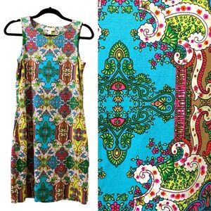 Charter Club bright sleeveless dress